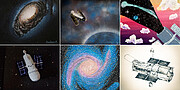 Collage of Hubble 30 Artistic Creations