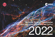 Cover Page of the 2022 ESA/Hubble Calendar