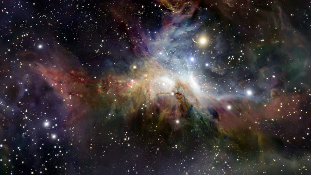 3D animation of the Orion nebula