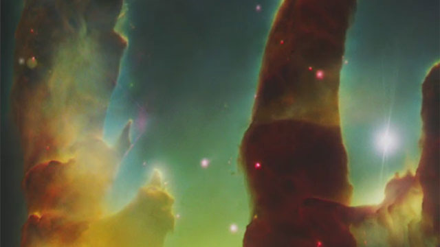 The Eagle Nebula in 3D