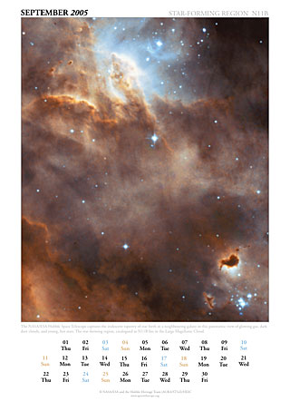 September 2005 - Star-forming region N11B