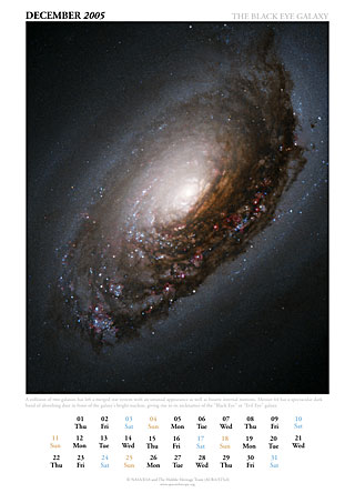 December 2005 - The Black Eye galaxy