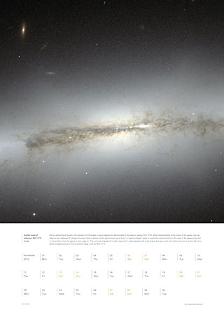 November 2010 - Hubble looks at sideways NGC 4710 (crop)