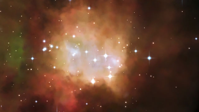 3D animation of the nebula NGC 2080