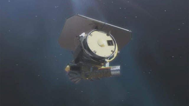 Deep Impact spacecraft closeup (artist's impression)