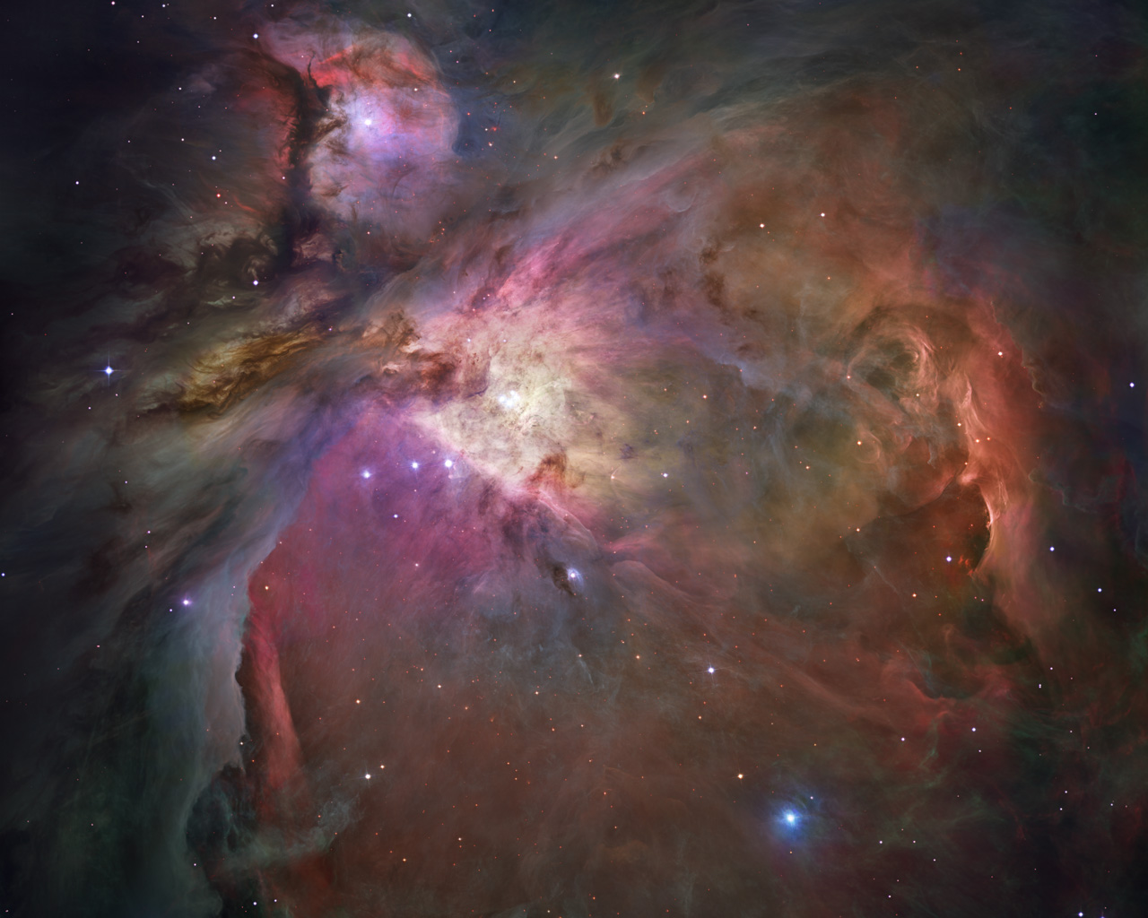 Hubble's sharpest view of the Orion Nebula