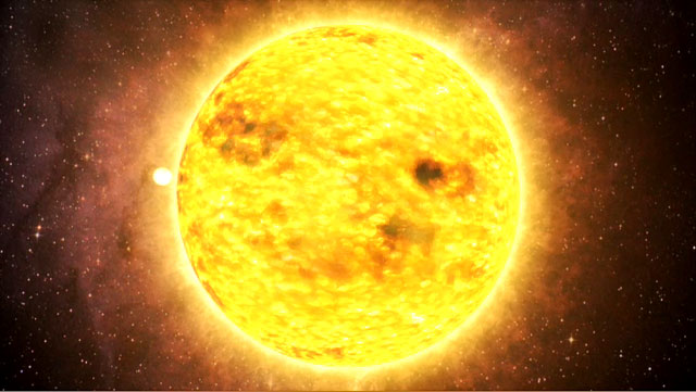 An extrasolar planet orbiting a star