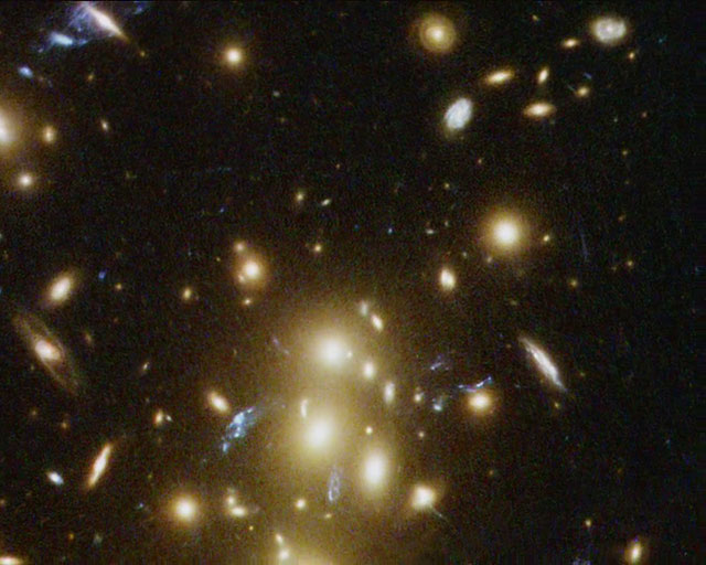 Hubble finds ring of dark matter