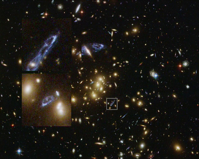 Hubble finds ring of dark matter