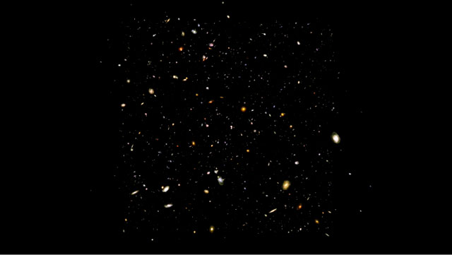 Hubble Ultra Deep Field Flythrough