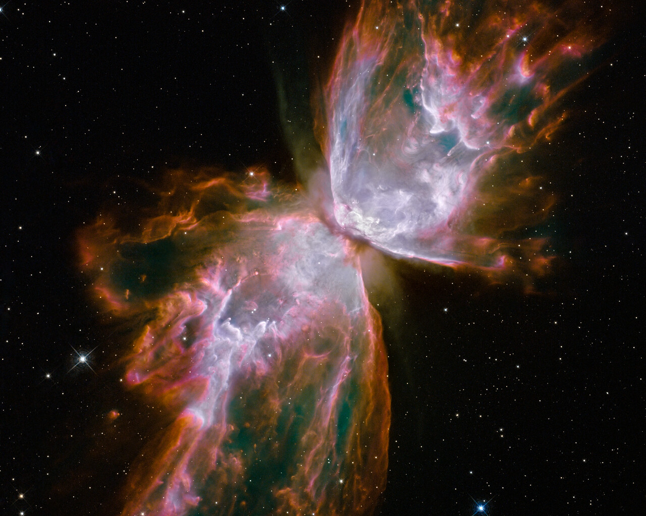 Butterfly emerges from stellar demise in planetary nebula NGC 6302