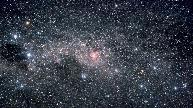 Zooming in on “Mystic Mountain” in the Carina Nebula