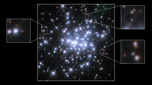 Comparison of Hubble observations of the massive star cluster in NGC 3603 in 1997 and 2007