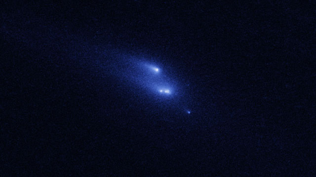 The breakup of asteroid P/2013 R3