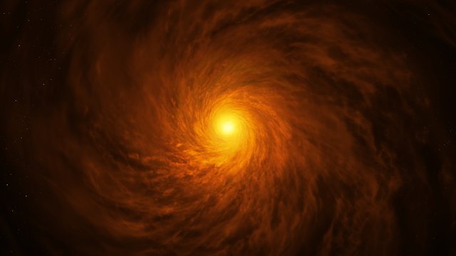 Top-Down View of Artist’s Impression of NGC3147 black hole disc