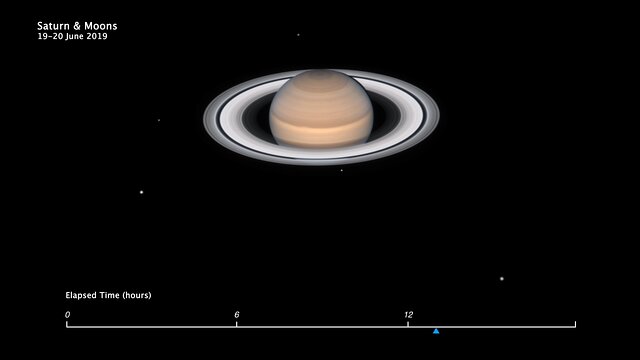 Animation of Saturn’s Moon