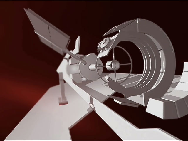 Exploded view of Hubble