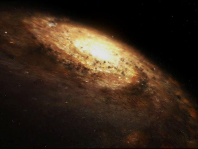 3D animation of the Milky Way from Hubble