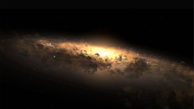 3D animation of the Milky Way from Hubble