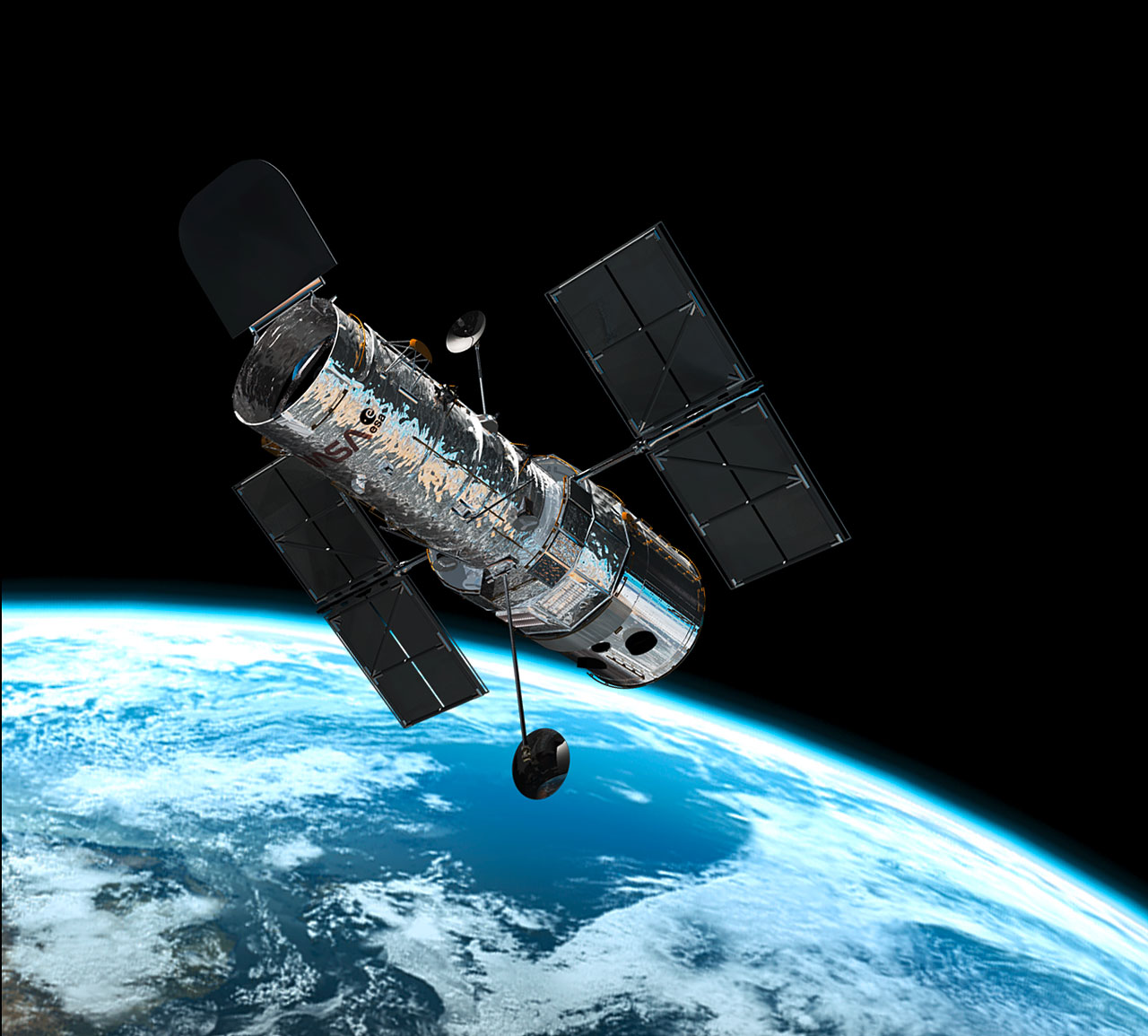 Hubble Telescope in orbit