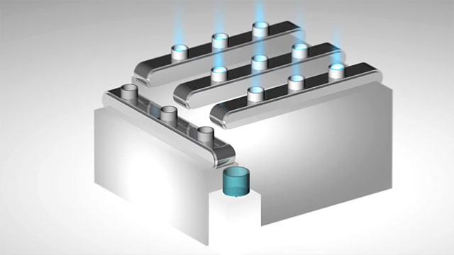 Analogy on how light is collected on a CCD