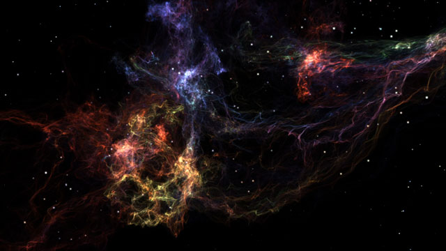 Supernova remnant (artist's impression)