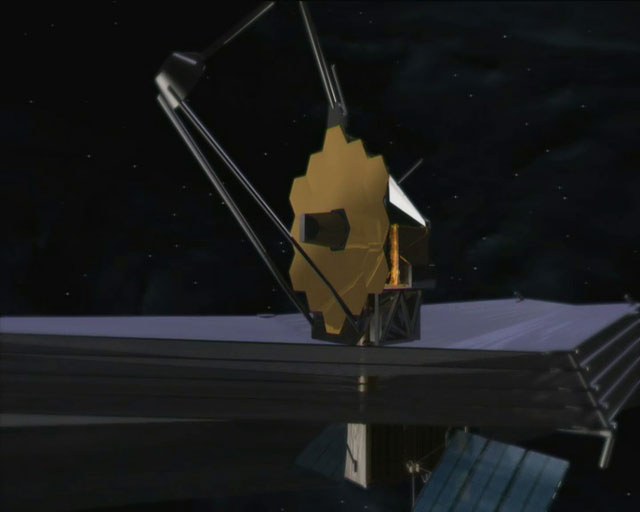 Unfolding of the James Webb Space Telescope