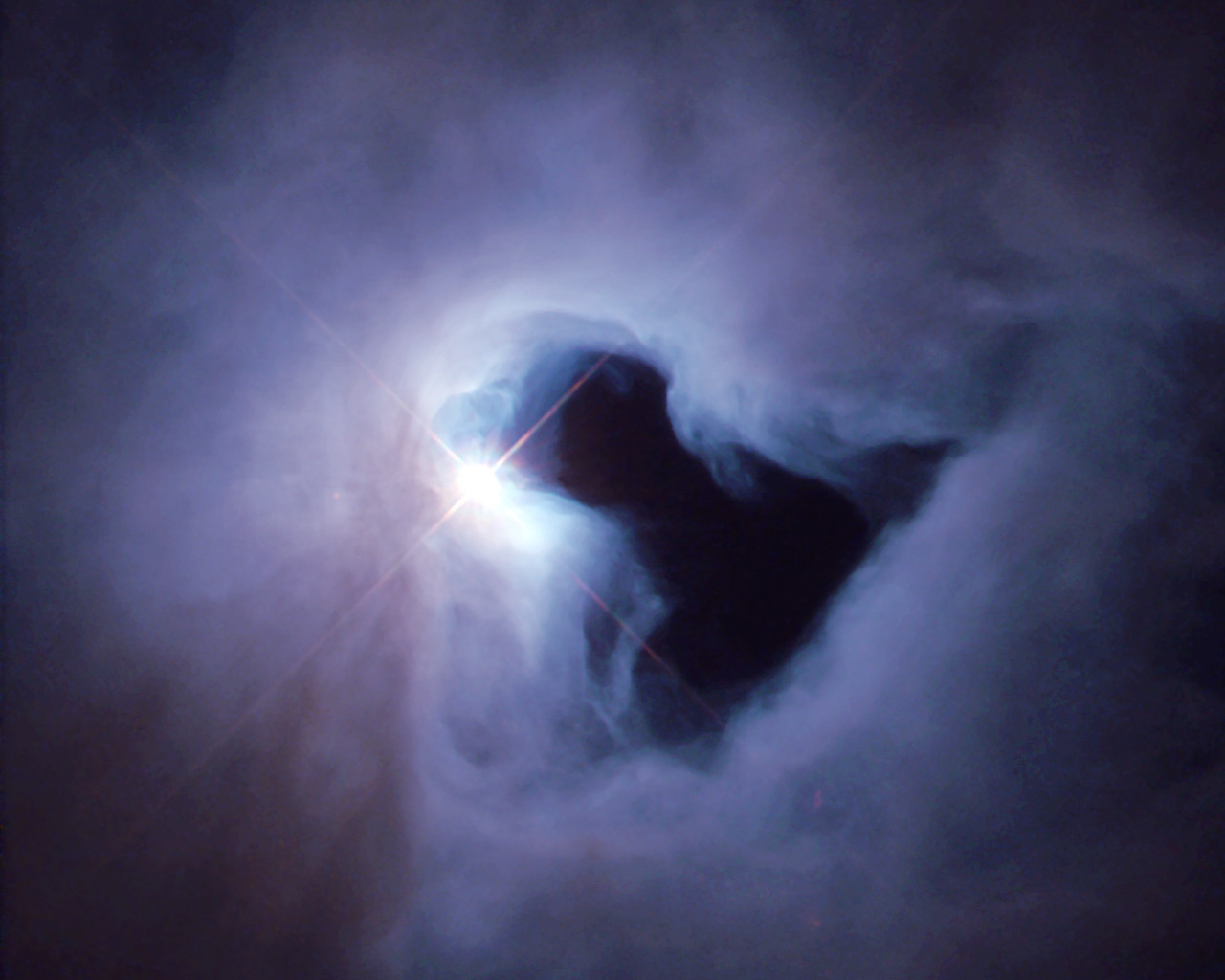 A reflection nebula in Orion