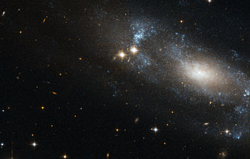 A loose spiral galaxy