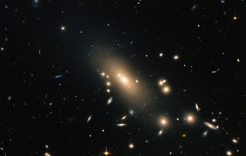 Hubble reveals a super-rich galactic neighbourhood