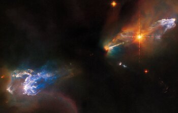 Multiwavelength View of a Turbulent Stellar Nursery